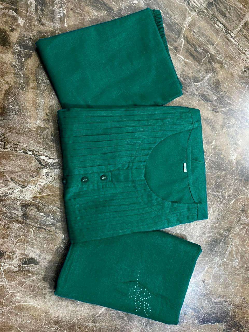 Chic Cotton Delight ? Embroidered Floral Printex Dress (XXL) - Image 4